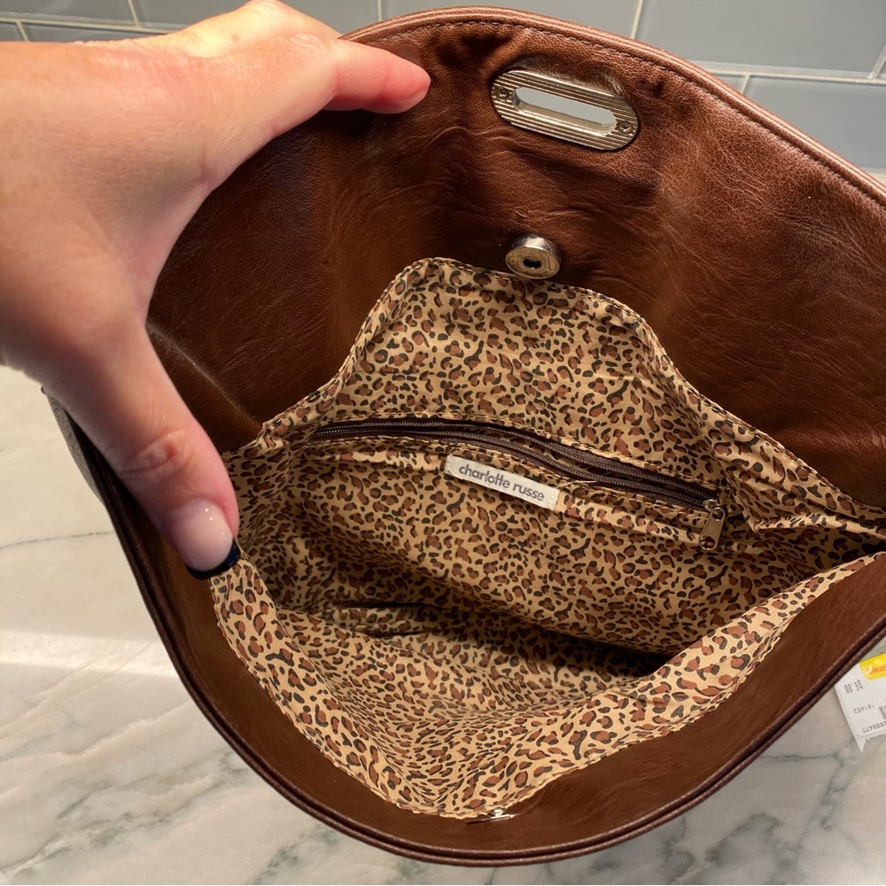 Charlotte Russe Clutch Leather Bag - Picture 7 of 10